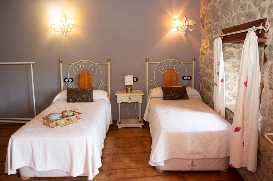 Dormitorio doble de Casa Rural María Saula